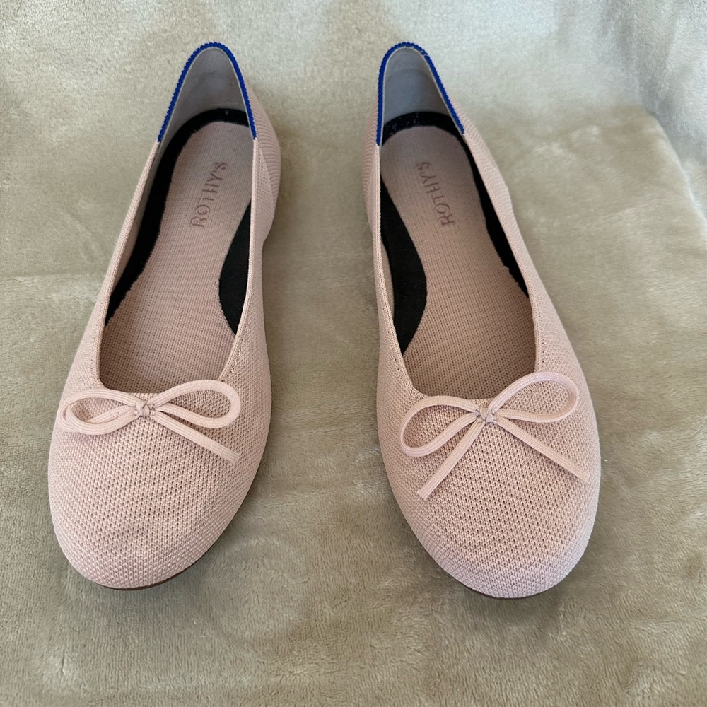 Rothy's Ballerina Pink Ballet Flats